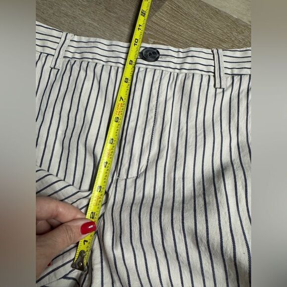 Cabi Striped Tick Tock Cropped Wide Leg Casual Trouser Size 6 - Picture 5 of 8